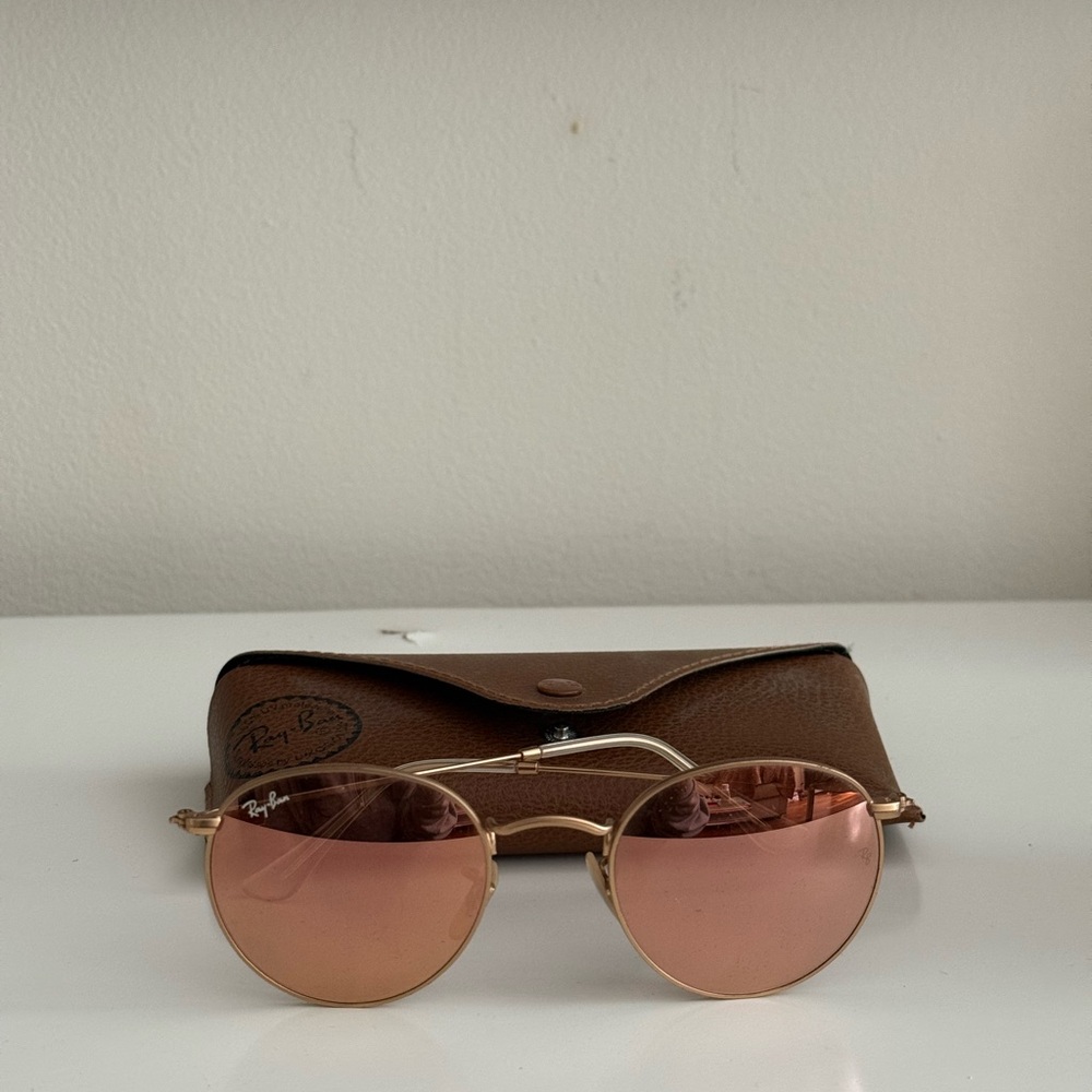 Ray-Ban Rose Gold Sunglasses